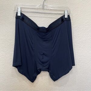NEW Ted Baker Men's Navy Blue Super Buttery Soft Modal Boxer Briefs XL